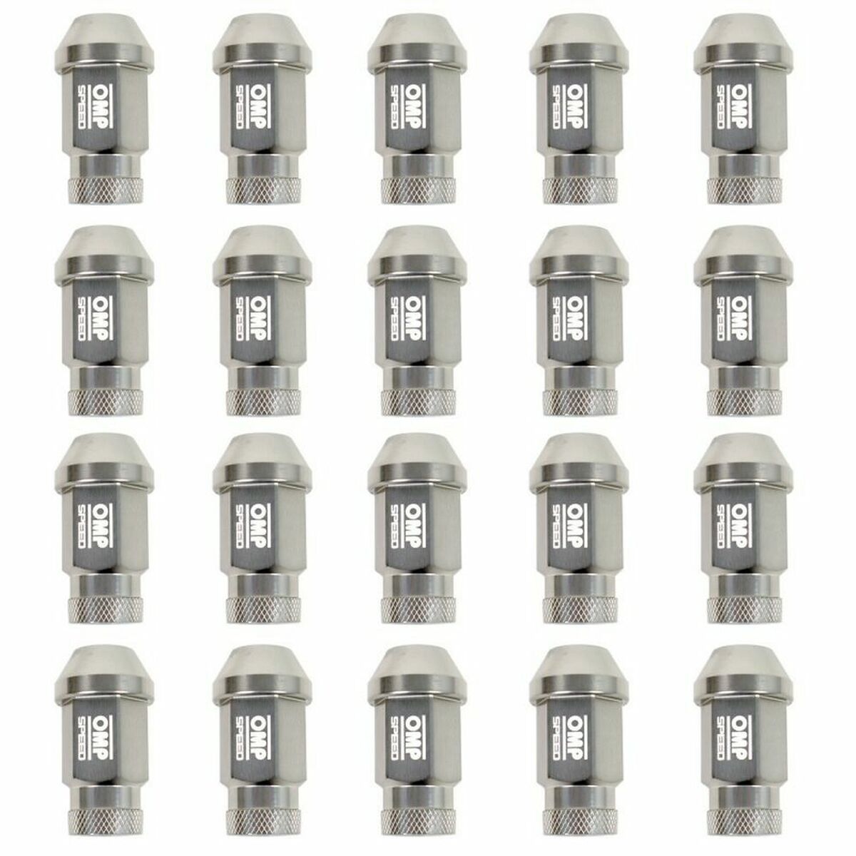 Set Matice OMP 7075 Antracit 20 uds M14 x 1,25